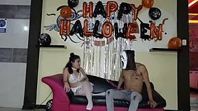 Halloween hardcore sex with my best friend