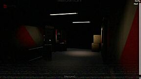 Big tits and ass bouncing in FNAF porn parody