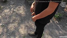 Straight twink jumps at cash to suck cock and take it deep in his hole.