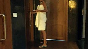 Perfect ass gets wet and wild in the clubhouse shower