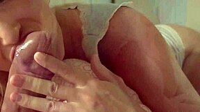 Beautiful woman gives the best blowjob of her life in this video