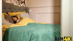 Army wife’s wild rimjob fantasy with corporal