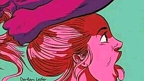 Sultry cartoons by Darlan Lester, the erotic artist