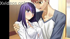 Fate/stay night: Rin Sakura uncensored hentai anime