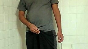 Hot Hunk Alan Prasad Strips For Bathroom Cumshot Jerk