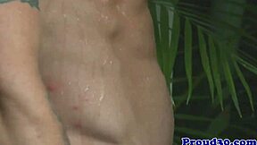 Muscular hunk gets butt fucked by Gay Otter in a hot scene