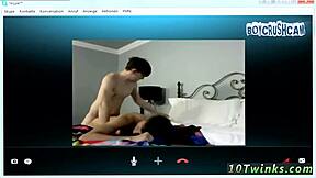 Gay sex with a twink boy in a bareback African xxx video