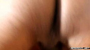 Black beauty enjoys deep throat and riding the cock