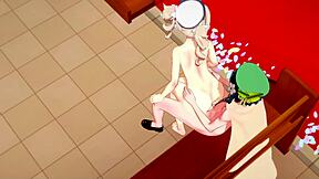 Futanari Barbie and Venti in steamy church encounter