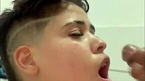 Karine with her narrow vagina likes to have sex with a big dick