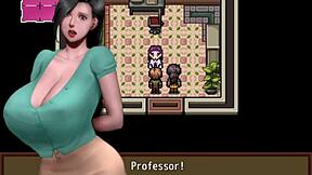 Hentai game with zombies and big tits scientists