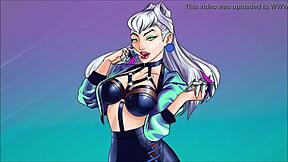 Get some extreme pleasure with Evelyn de Lol in style of League of Legends voice actor Spaceola