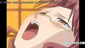 A ruthless man goes through all his classmates in a Hentai video