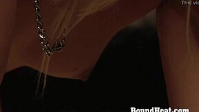 Beautiful big-boobed women as BDSM slaves serving their mistress