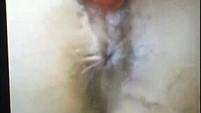 Enjoying solo pleasure with a sex toy