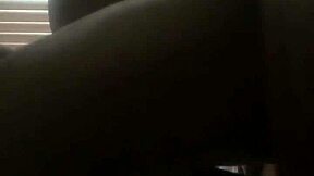 Big black cock penetrates neighbor's ass on stairs