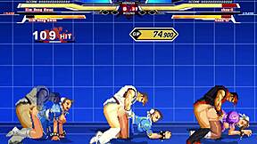 Mugen animation with a hot cumshot