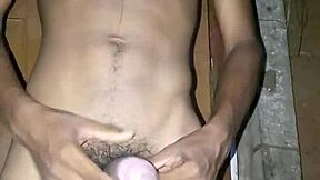 Solo pleasure of an 18-year-old Indian man in lockdown