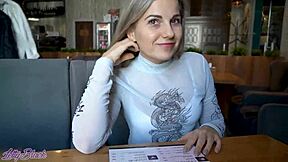 Letty Black’s public vibrator test in a busy cafe
