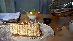 Letty Black’s public vibrator test in a busy cafe