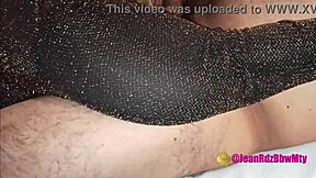 Pretty MILF with big cans gets a fist job on New Year’s Eve