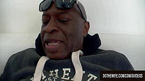 Husband watches mature wife Vera get fucked by black man