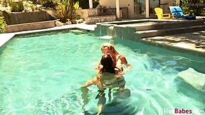 Celeste Star and Brett Rossi in hot outdoor scene