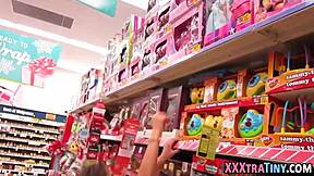 A high definition hardcore video of a small teen enjoying sex