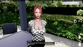 Seduction in anime and porn games with a dominant male