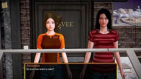 New family 360 game walkthrough with small boobed teens