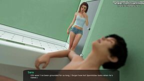 my virgin 18yo step sister sara in bathroom hentai game
