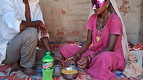 Indian wife gets her wet pussy pounded in public