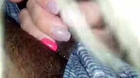 Black dick sucking and fucking with cum on balls
