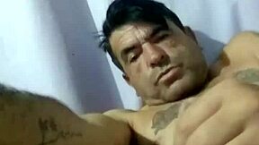 Celio Borba's solo gay masturbation scene