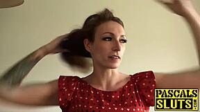 Ava austen enjoys rough sex and spanking in a group session with Pascal