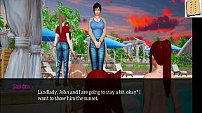 Adult cartoon with animated erotica and interactive gameplay