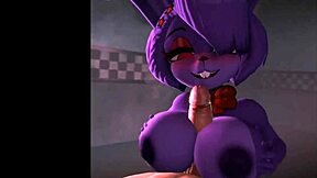 Yo, check Bonfie Bonnie in FNAF porn at Fredina's Nightclub with furry cumshots!