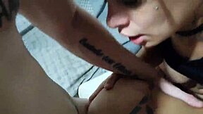Melissa Lisboa and Russah in intense double penetration action