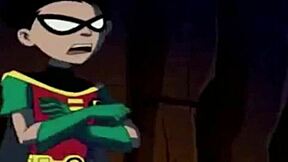 Starfire and Robin's hot scene with audio fix