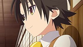 Beautiful woman anime Megami-ryou episode 8 with uncensored scenes and dubbed voices