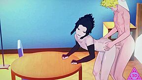 Sasuke's wild anal sex and blowjob scenes in Naruto