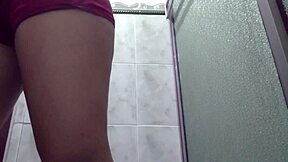 Only women with ebony ass get a bath in a rather unusual way