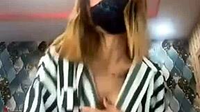 Homemade video of Indian aunt in action