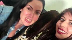 Elisa and Pamela's wild anal adventures in Brazilian porn