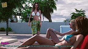 Steamy scenes with a wife and her stepmother that were not shown before