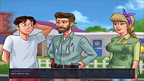 Visual novel-style adult game Summer time saga unc part 16