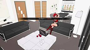 Beautiful women in cosplay in a cartoon-style porn video