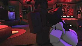 POV hentai game with rough sex and creampie
