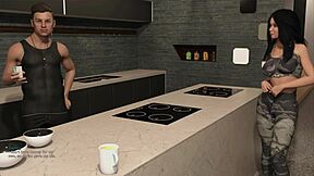 3D animated football game with POV feature and athletic star player