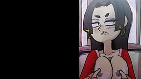 Boa Hancock titfuck loop in wild cartoon action. Anime hentai big tits bounce with every stroke.